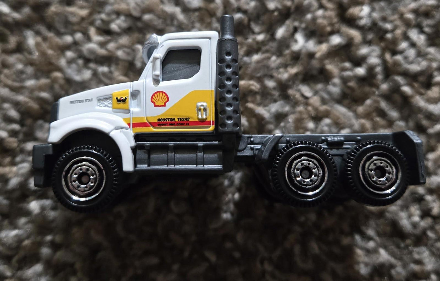 Shell Western Star 2019 Mattel Semi Truck Without Trailer Diecast Model