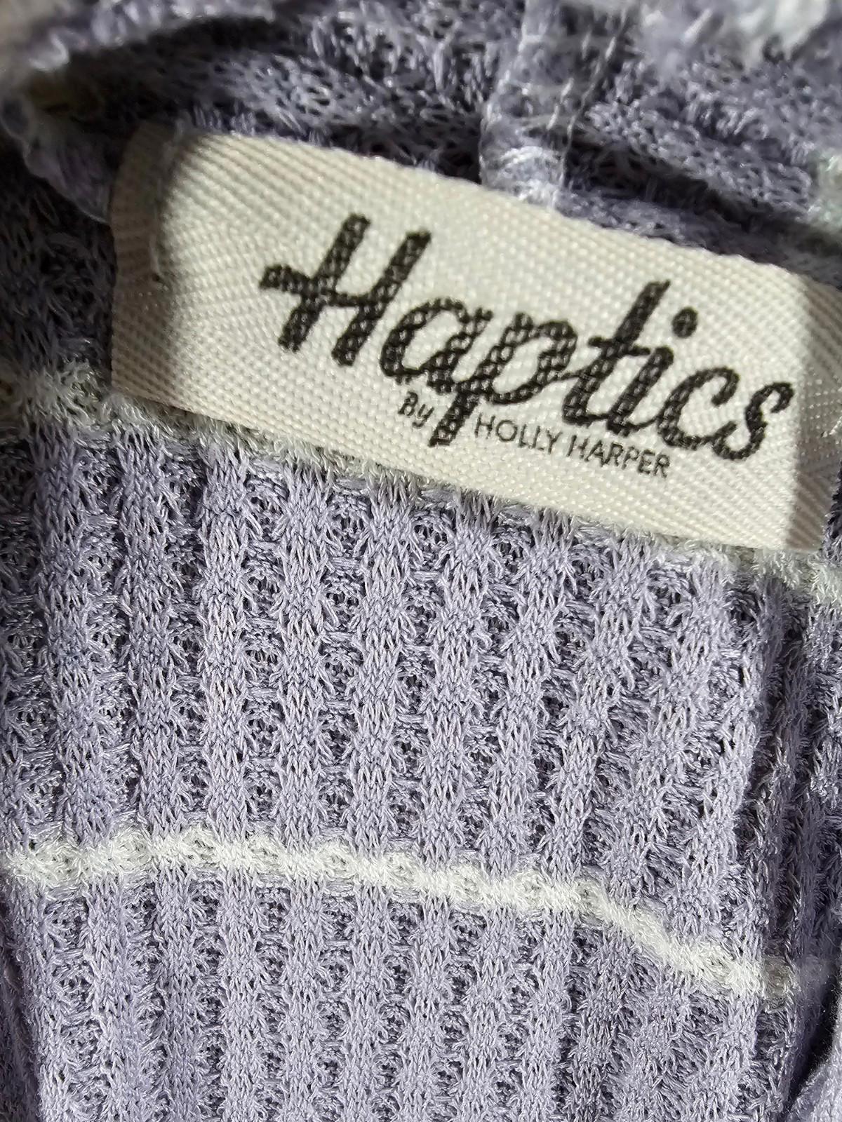 Haptics Holly Harper 3 Color Knit Cardigan Open S USA MADE