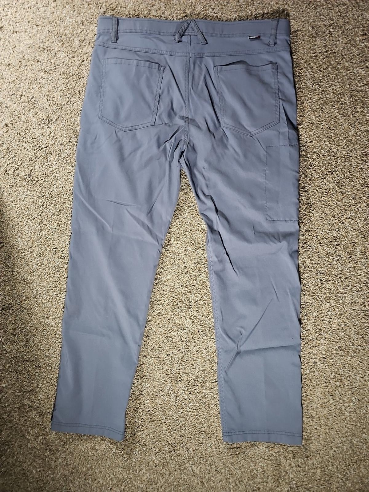 Gerry 38x32 Outdoor Hiking Pants Blue Gray Small Burn
