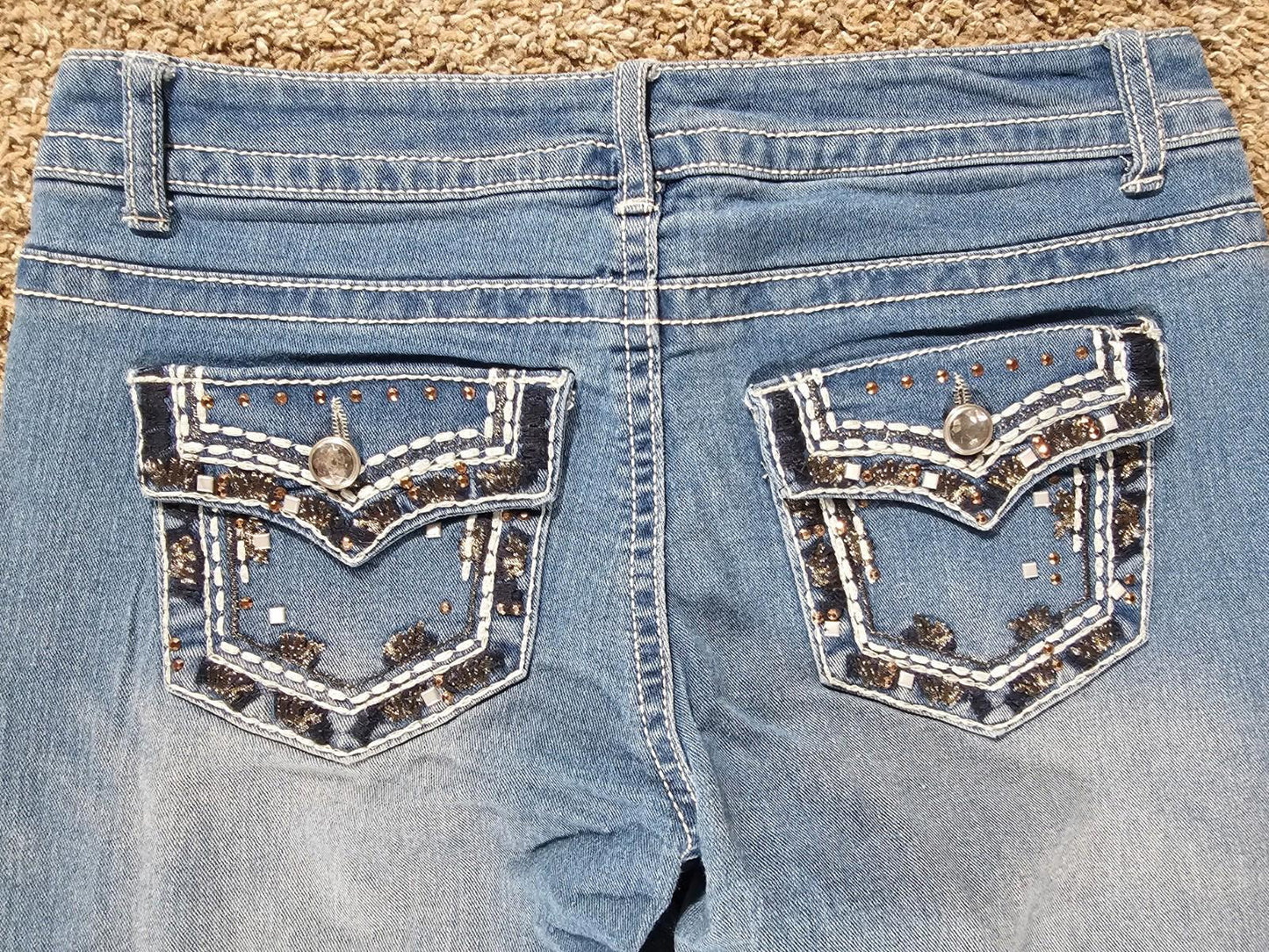 Blustitch Jeweled Sz 4 Jeans