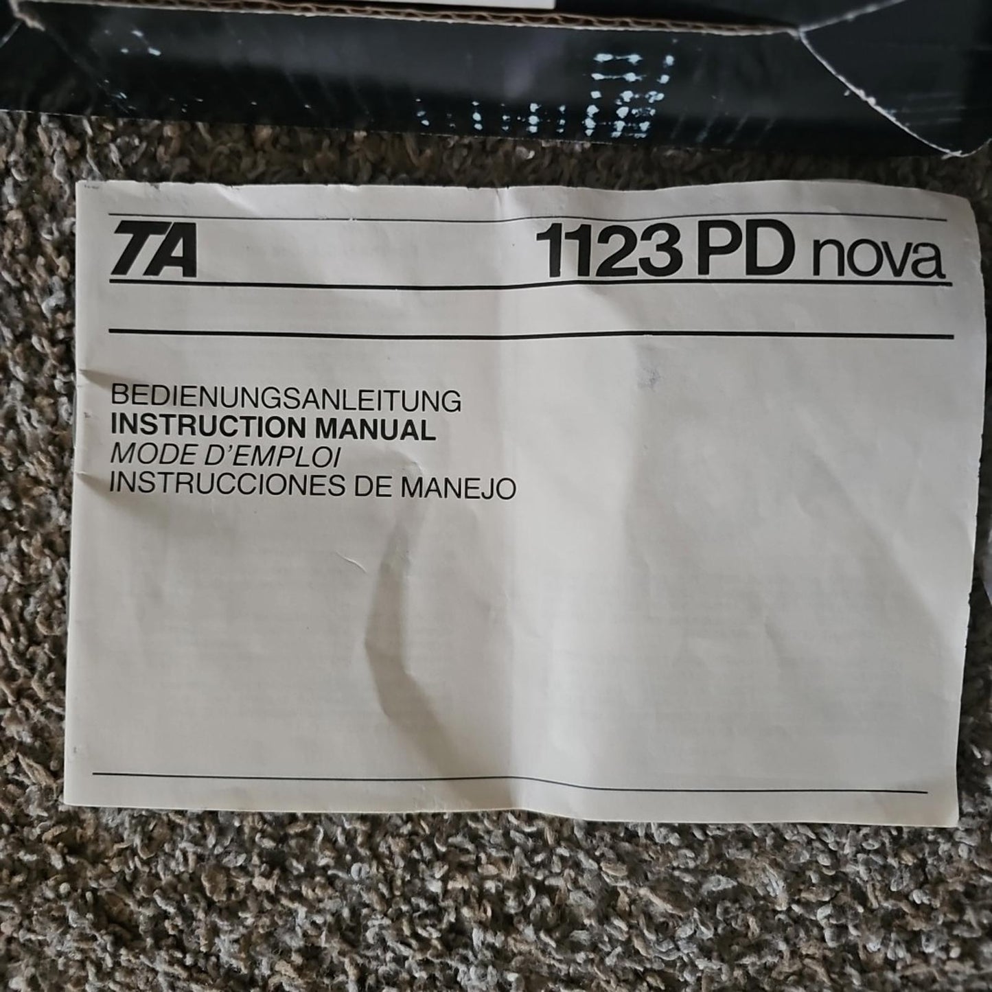 TA Adler-Royal 1123PD Nova 12 Digit Printing Calculator with Box