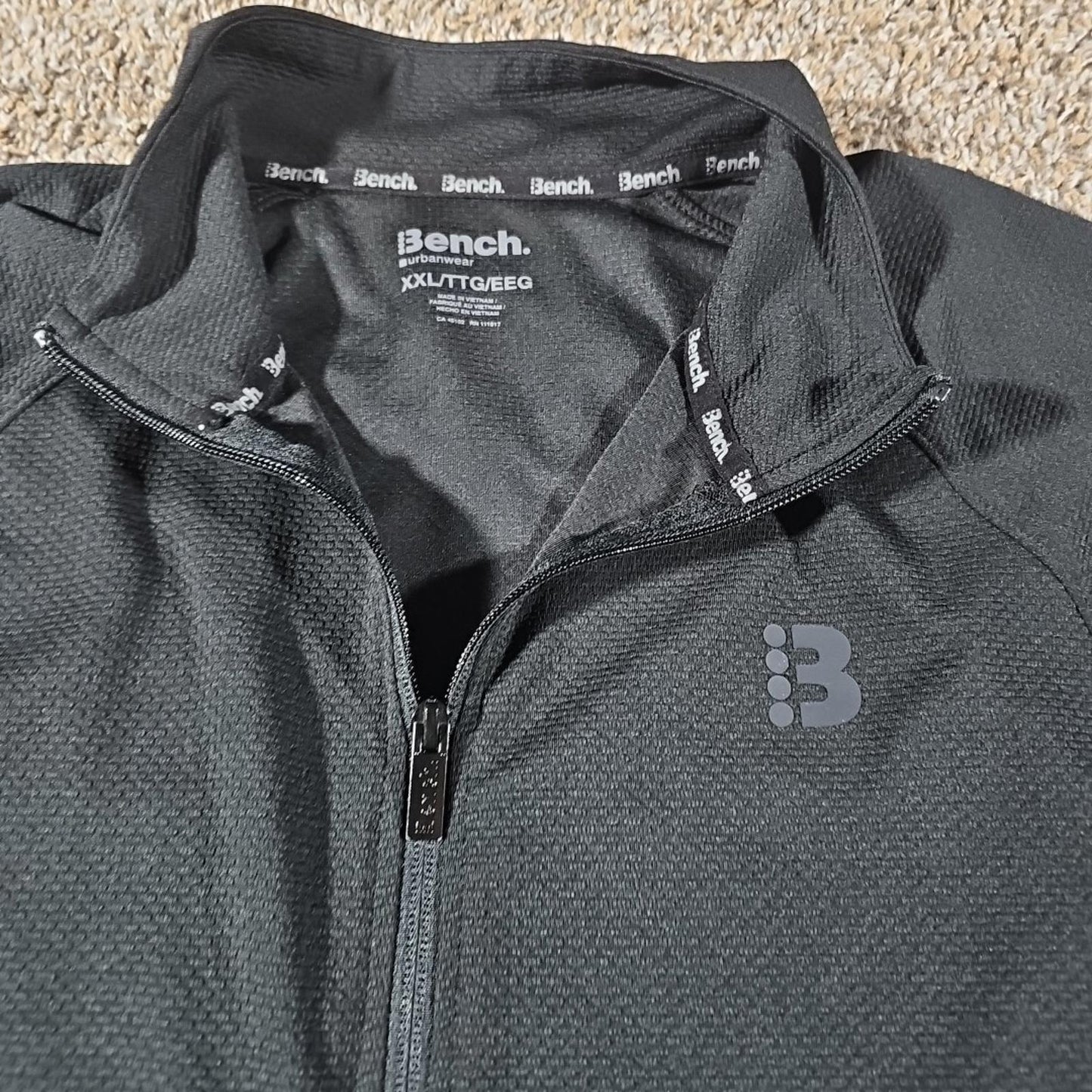 Bench Urbanwear XXL Black Fullzip