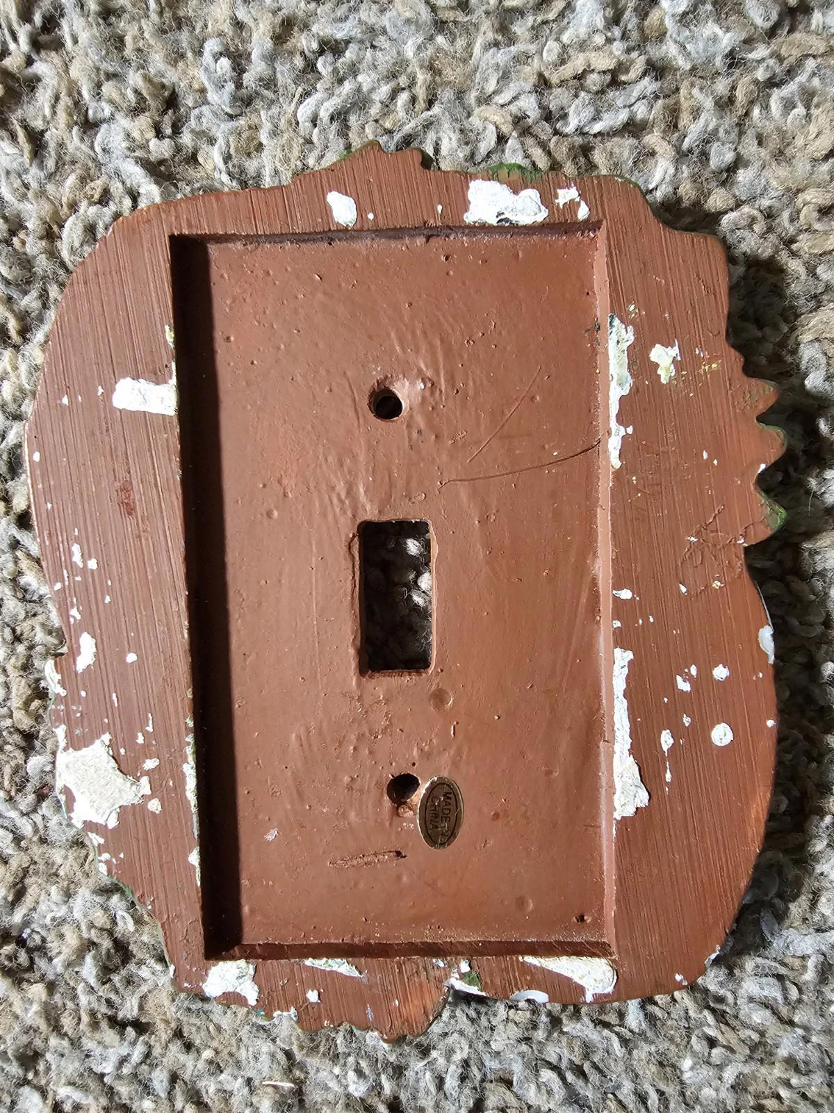 Football Light Switch Plate Cover Outlet Textured Single Switch Sports Boys Room