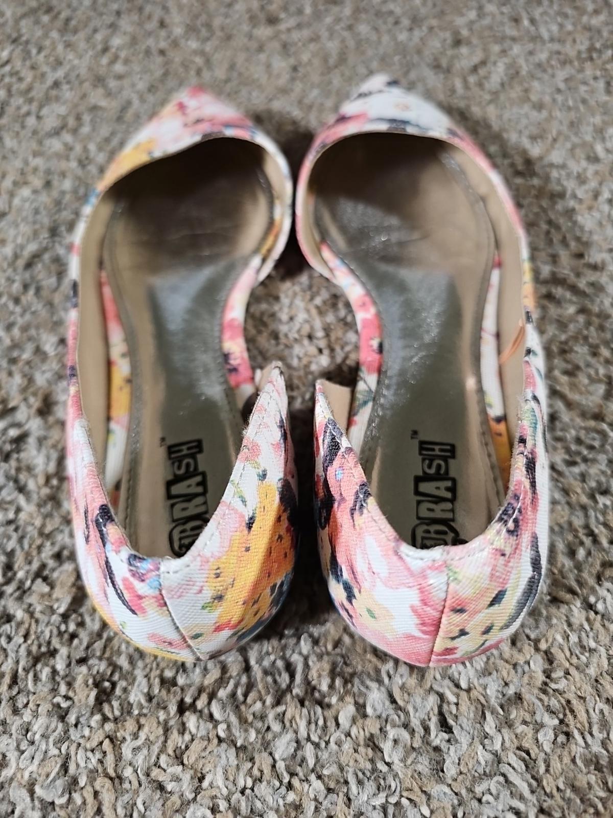 Brash 6.5 Floral Slip On Flats