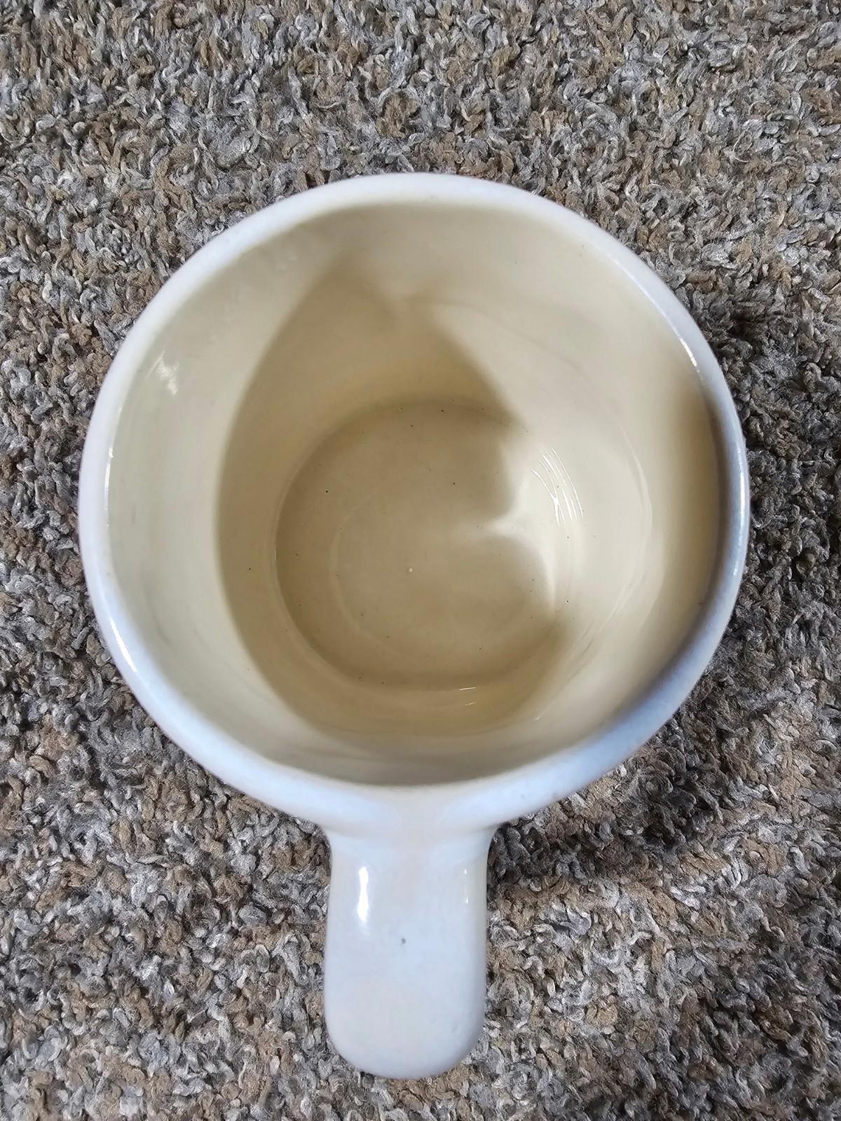 Handmade Coffee Cup 3D Drip Heavy Duty Feel Signed