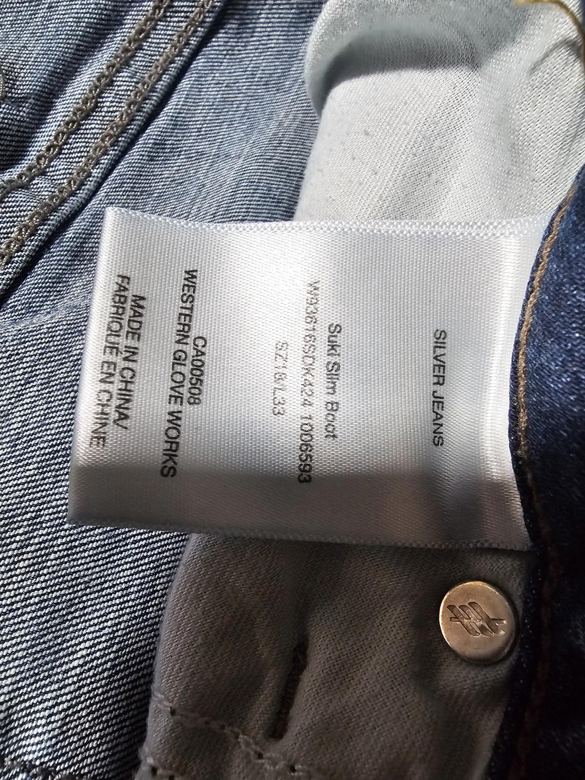 Silver Jeans SUKI Slim Boot 18 L33