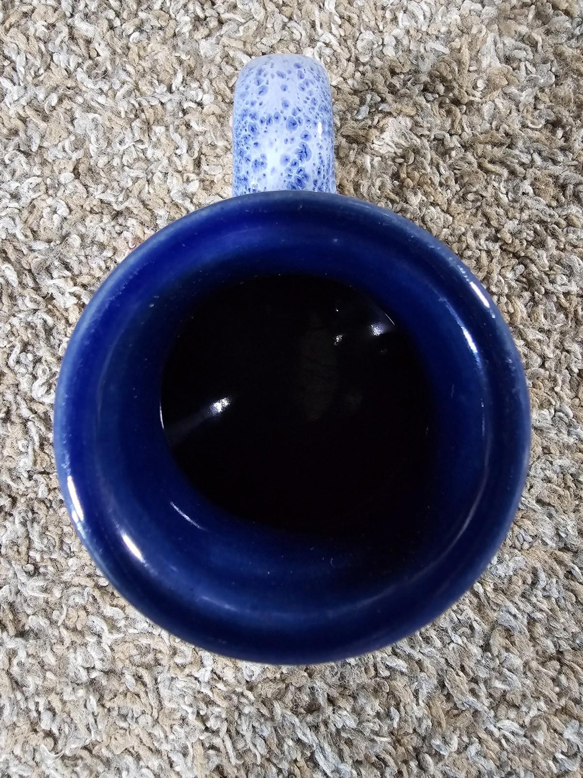 1991 Anglers Expressions Trout Boise Idaho USA Mug Blue White