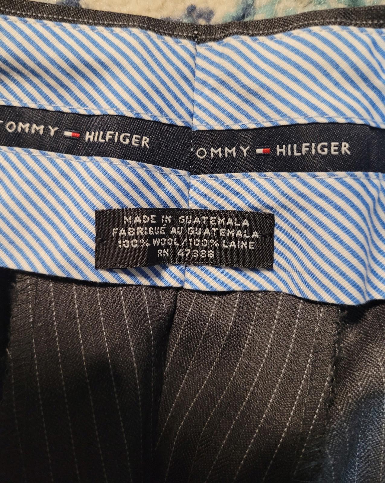 Tommy Hilfiger Mens 100% Soft Wool Suit Pants slacks 38/30