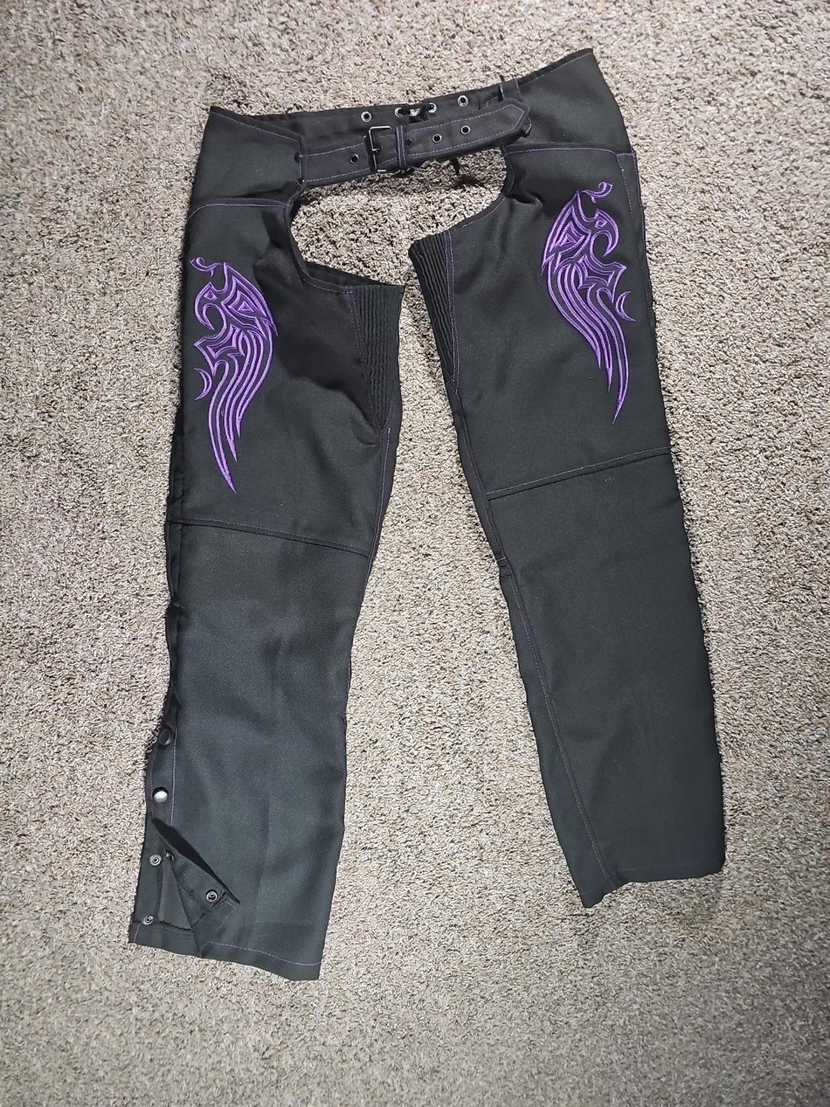 Vance Leather's NYLON & MESH Motorcycle Chaps XL Riding Gear