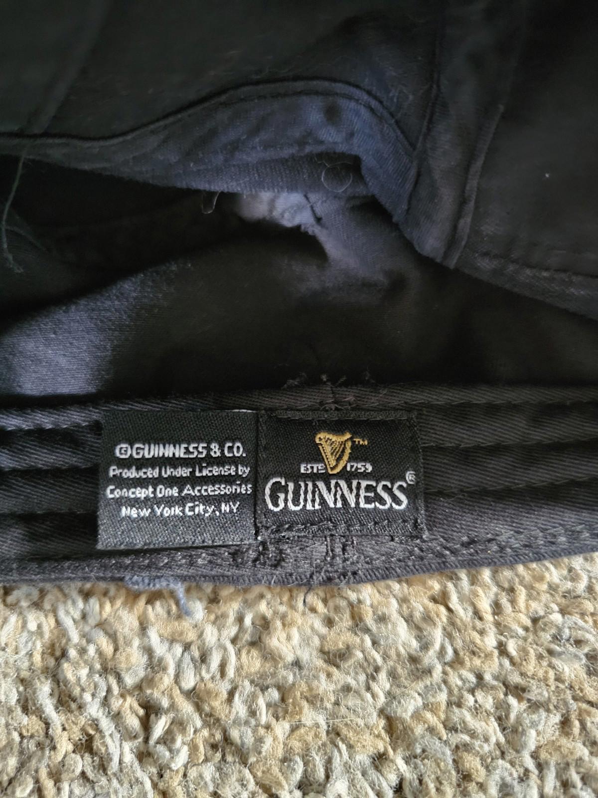 Guinness concept one  pen back zipper side Brewers hat