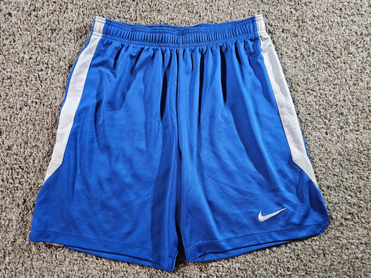 Blue Nike Dri-Fit Athletic Basketball Shorts Men's Size S