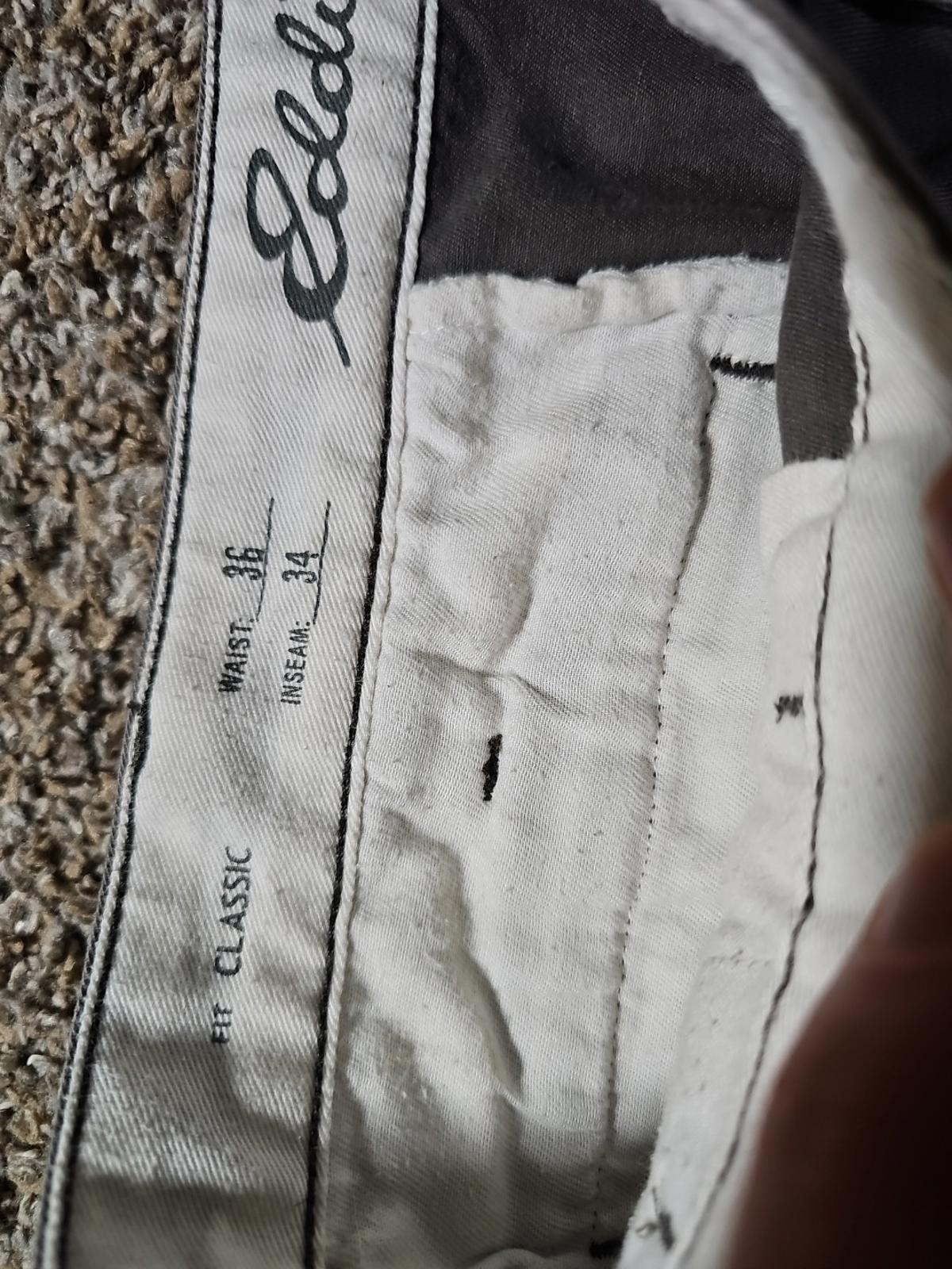 Eddie Bauer Legend Wash Classic Fit Straight Leg Pants 36x34