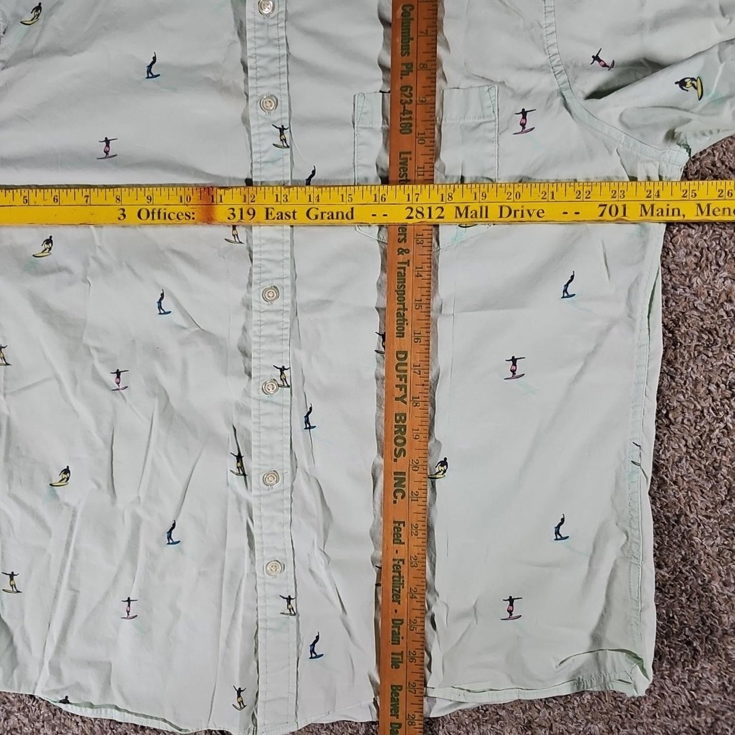 Sonoma Men's XL Surfer Polo Style Button Down Shirt