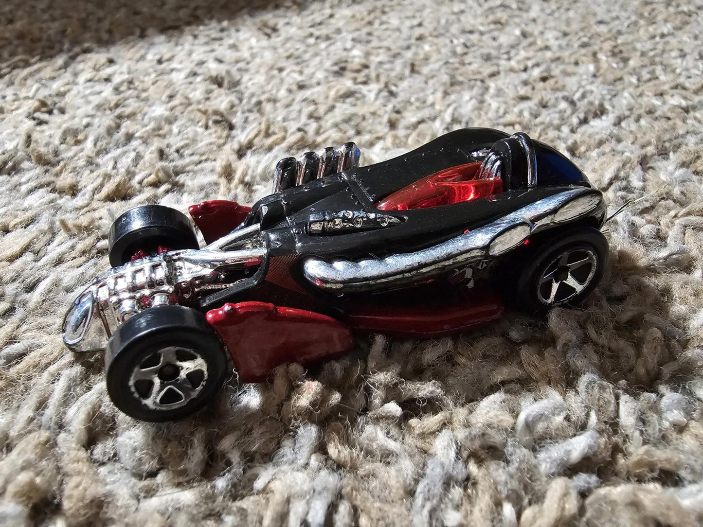 Hot Wheels 1995 Black Salt Flat Racer B Sting Vintage