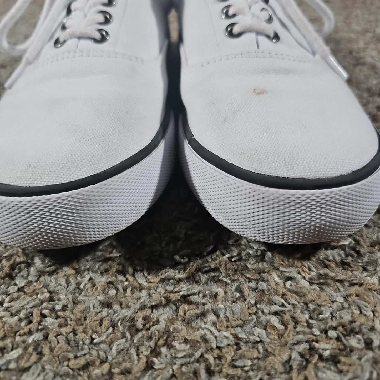 Goodfellow Casual Docksider Boat Shoes White Sz 7
