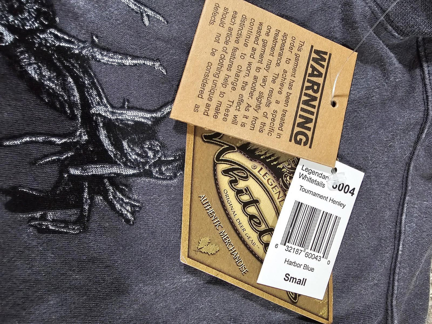 Legendary Whitetails Bow Hunters Tournament S Henley NWT NWD