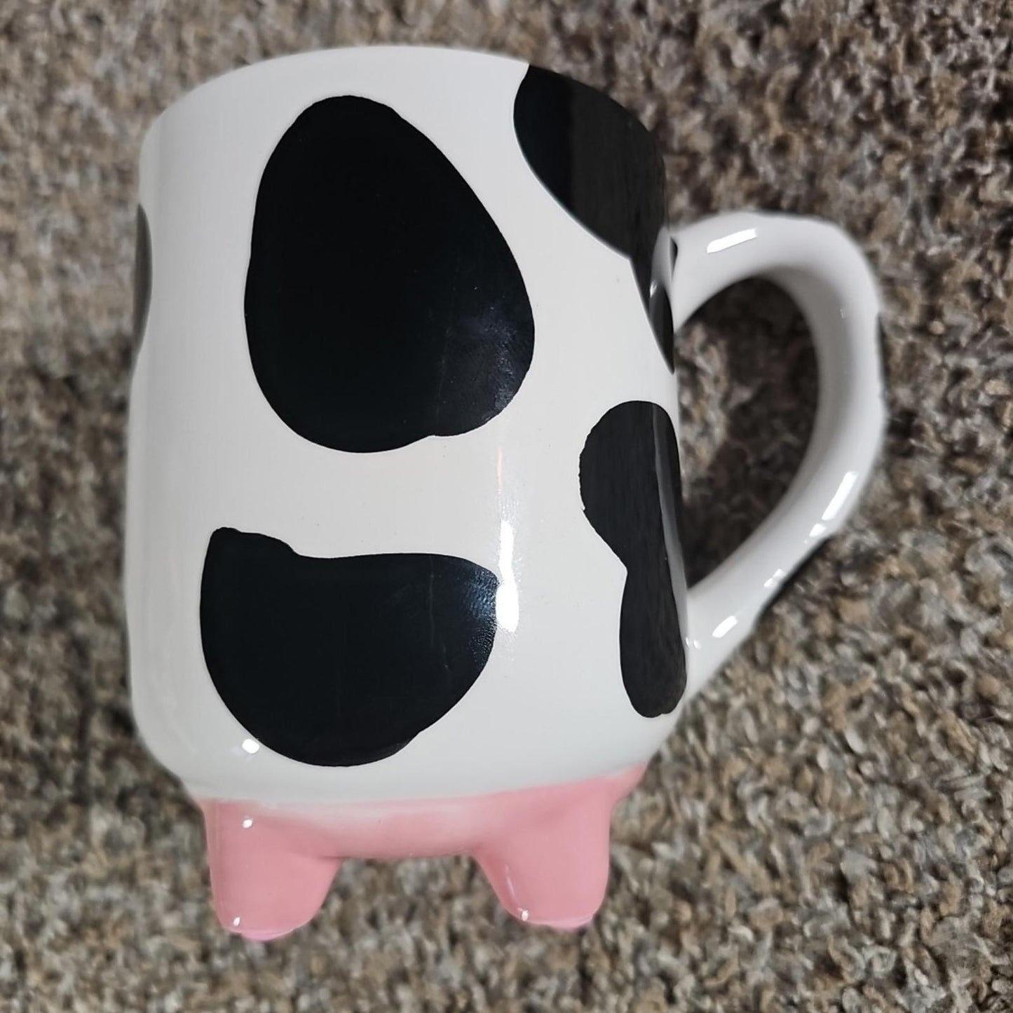 Boston Warehouse Ancona 2 - Lou Henry Udderly Cow Ceramic Coffee Tea Mug Nonslip