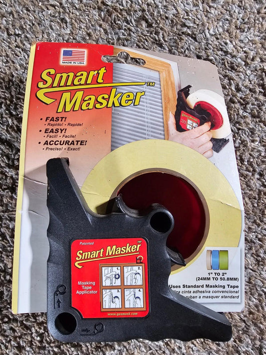 Smart Masker Standard Masking Tape Applicator Paint Trim 1"- 2" USA NEW