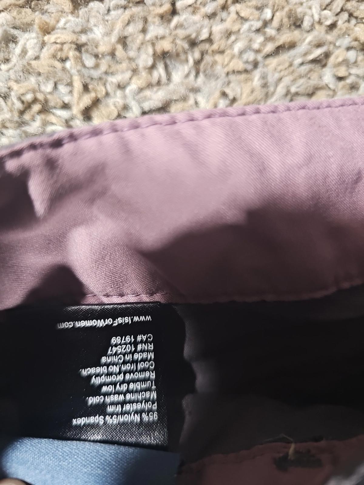 Isis Sz 10 Nylon Gray Outdoor Pants