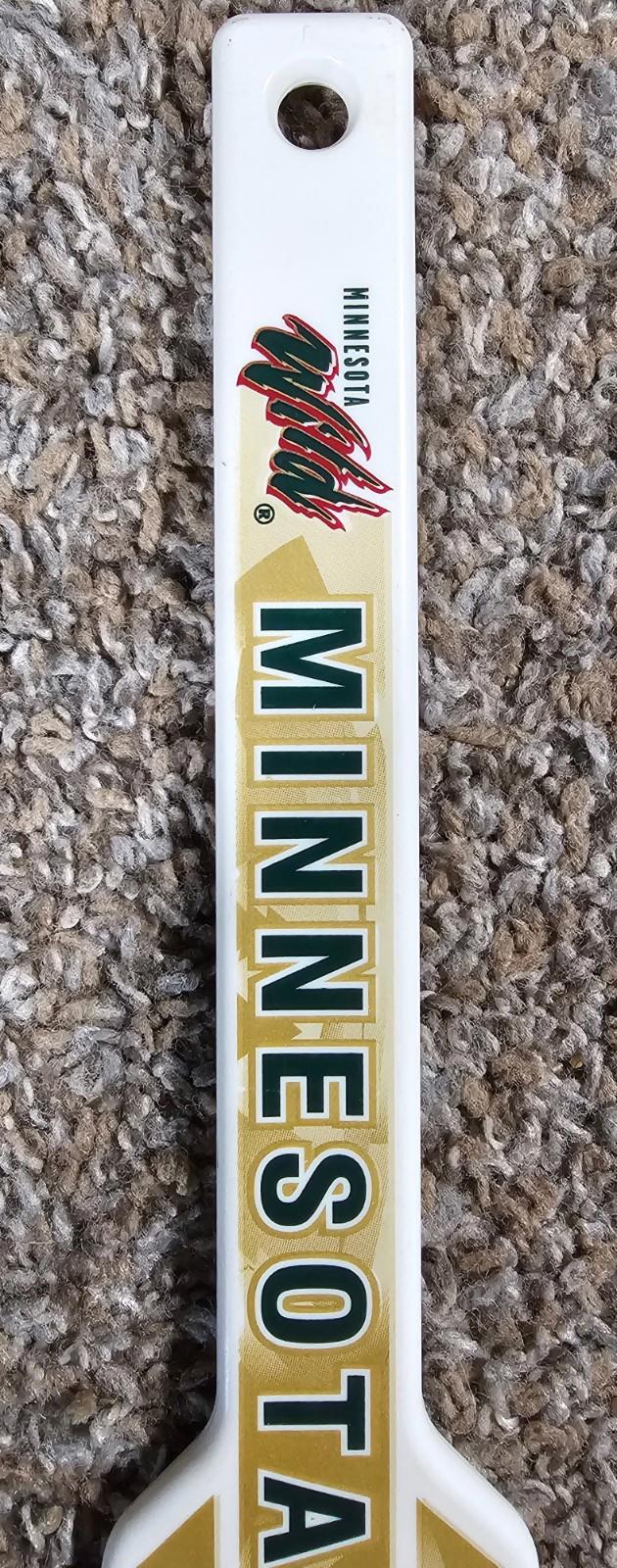 Vintage Sherwood NHL Minnesota Wild Mini Goalie Hockey Stick White Plastic