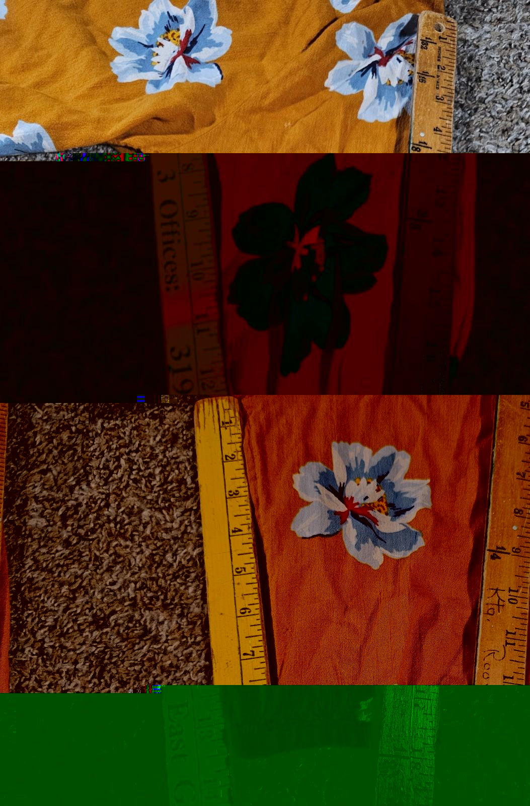 Old Navy Yellow Floral Blouse Size Small