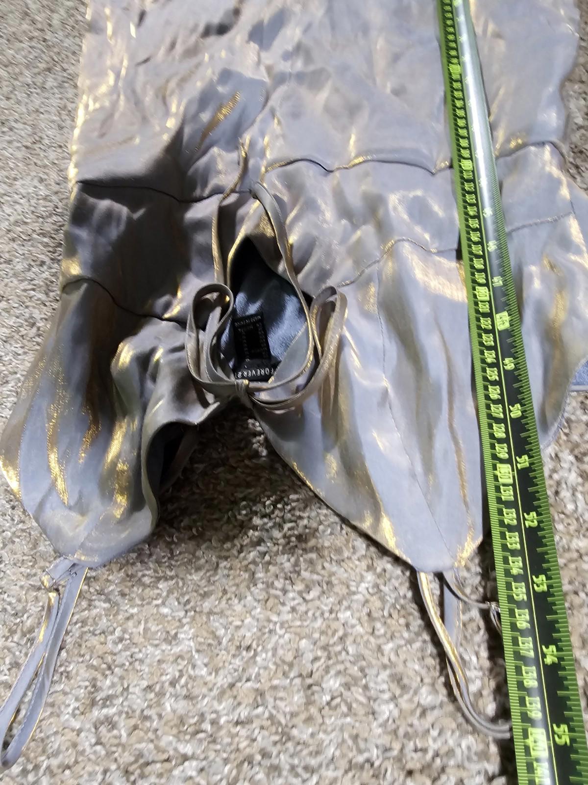 Forever 21 Long Jumpsuit Dusty Blue Medium NWT