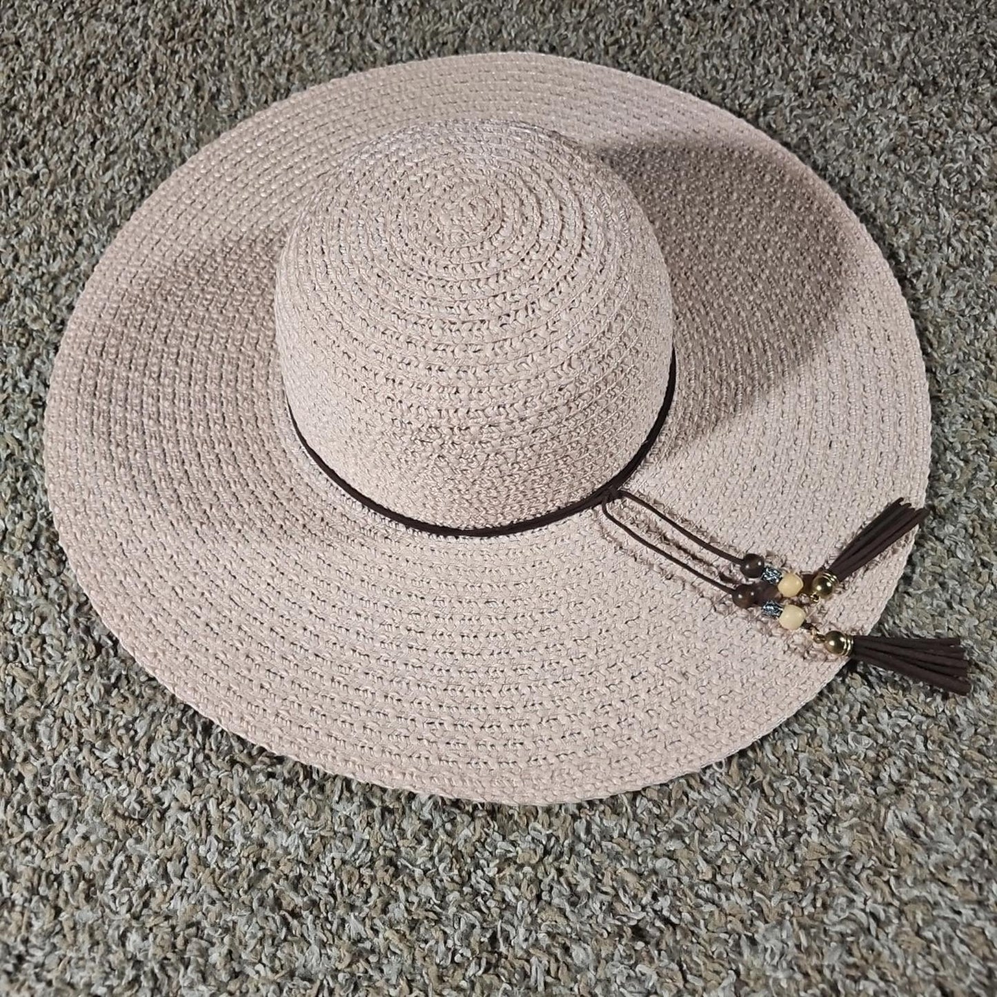 C&G Womens Pink Wide Brim Hat