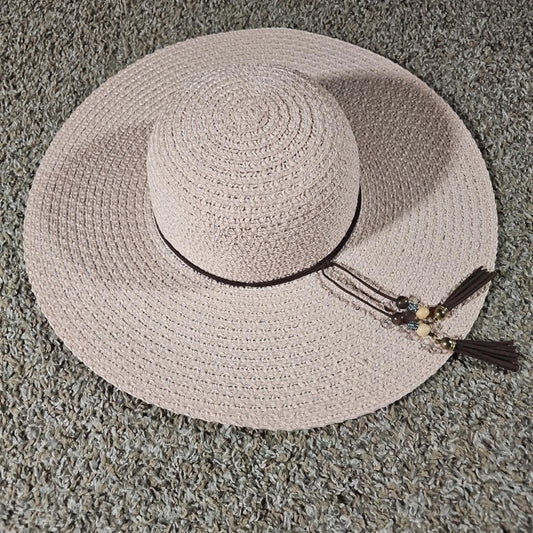 C&G Womens Pink Wide Brim Hat