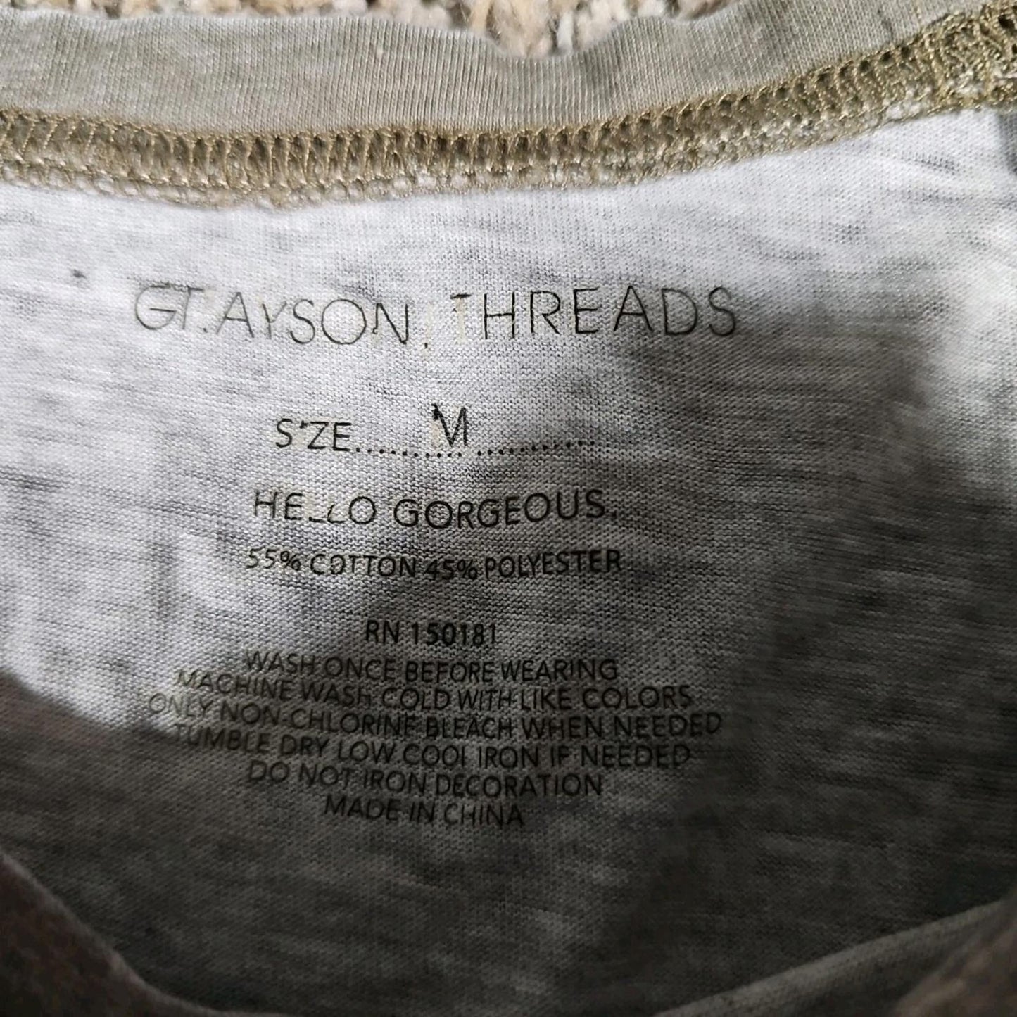 Grayson Threads M Desert Tour Joshua Tree, California Tshirt