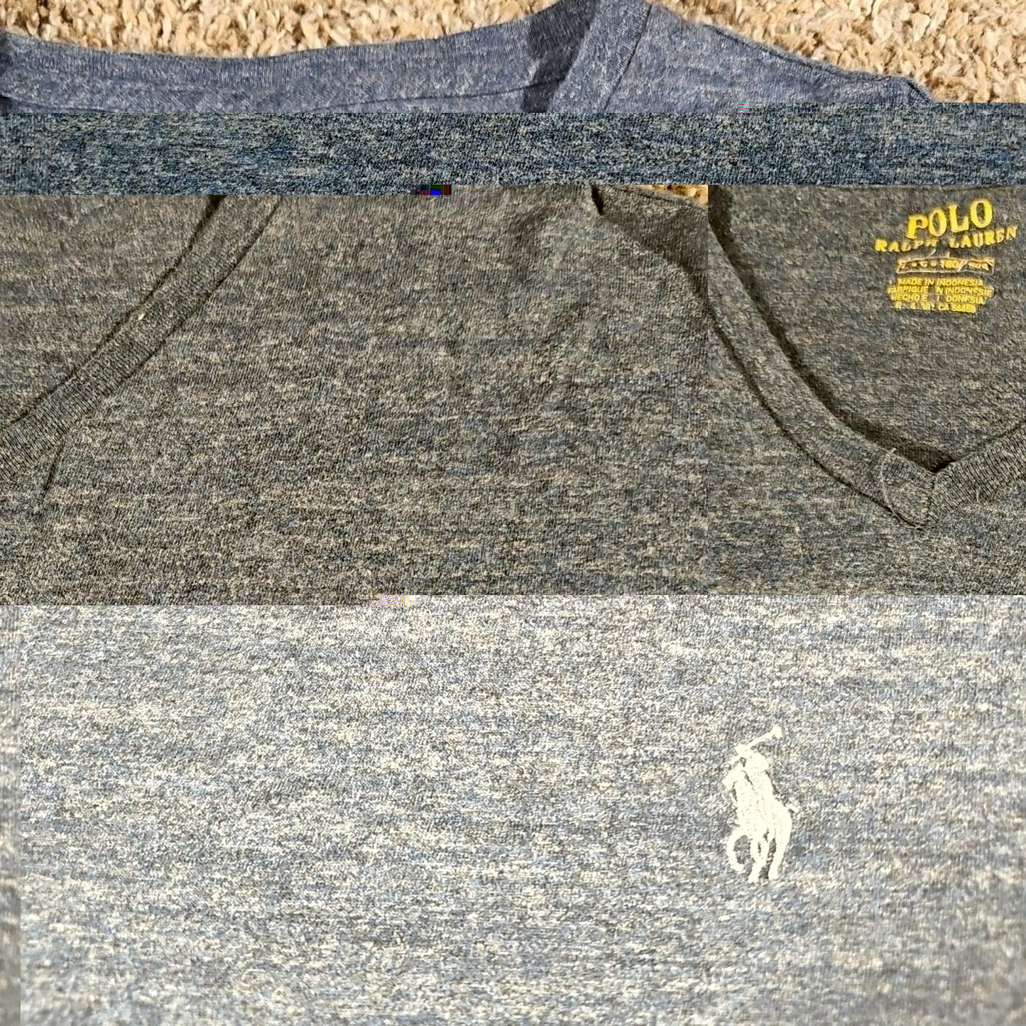Polo Ralph Lauren Large Blue Vneck