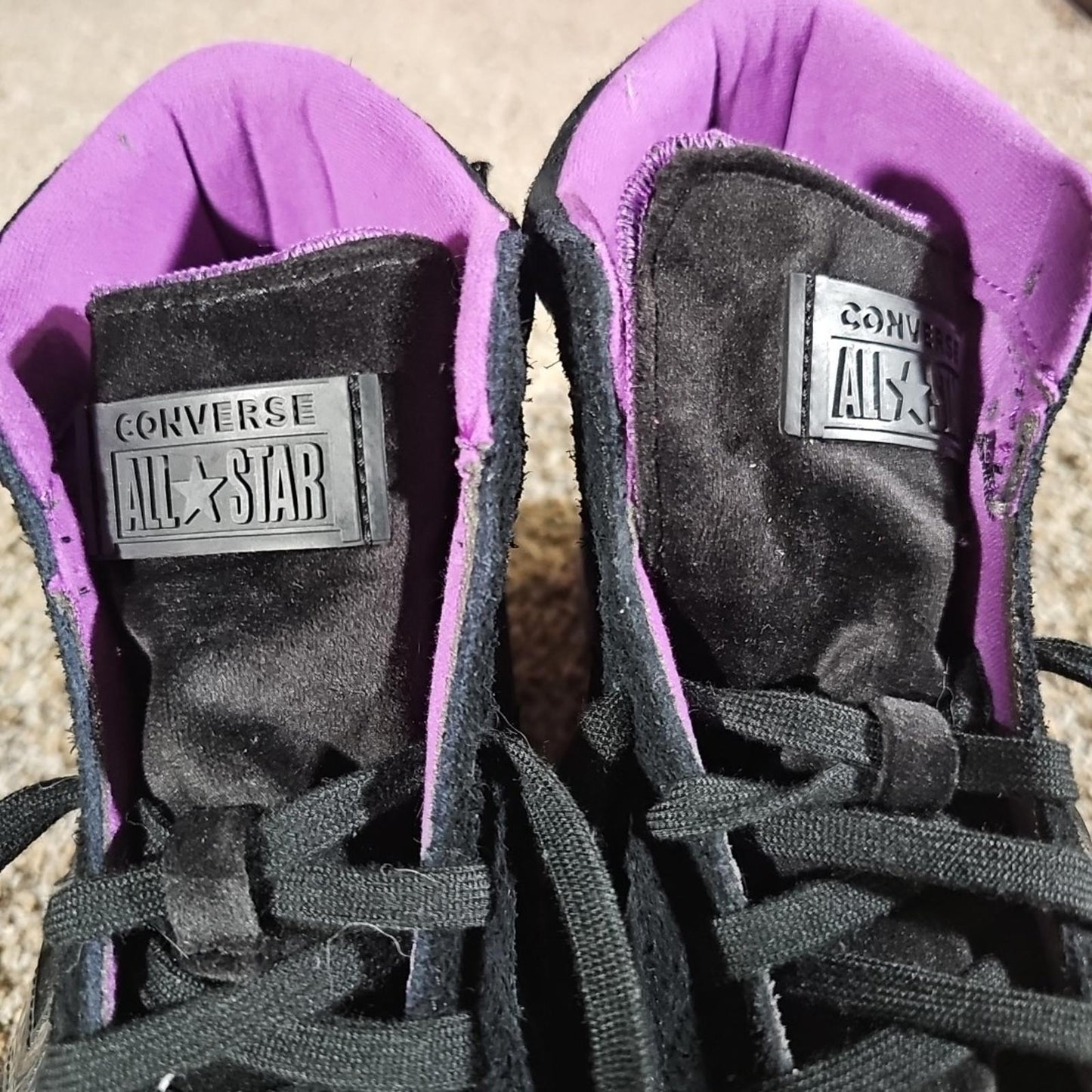 Size 11 - Joe Freshgoods JFG x Converse Pro Leather High Black Purple 170645C