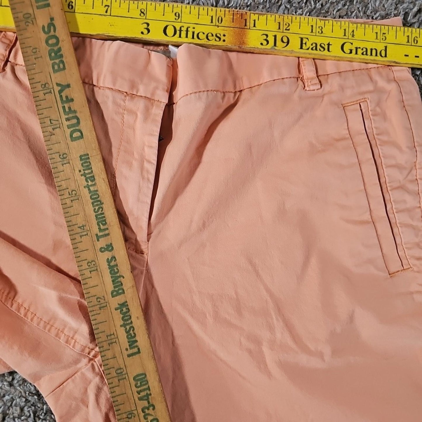 J. Crew Stretch Sz 8 Orange Shorts