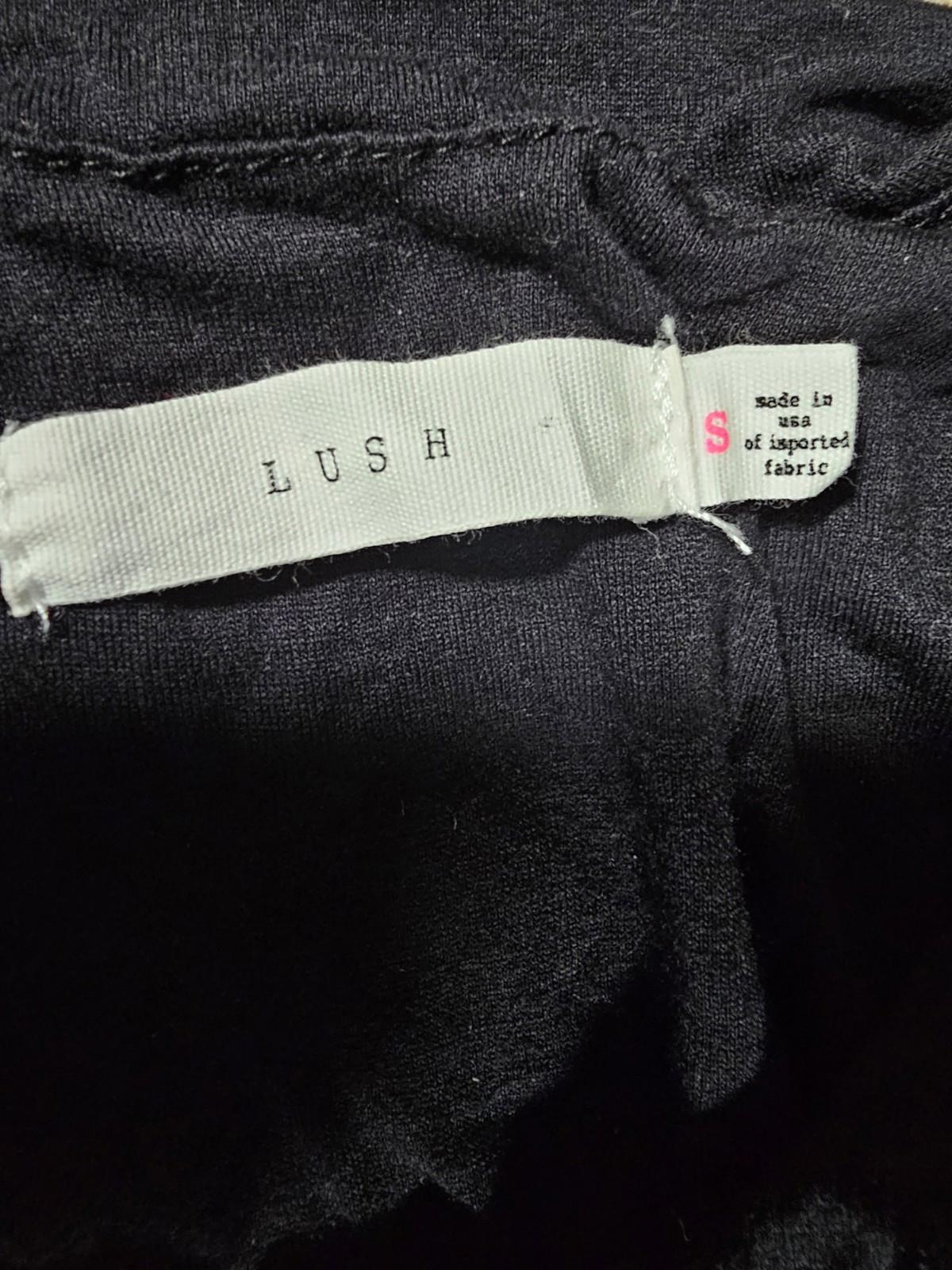 LUSH Long Black Dress Small