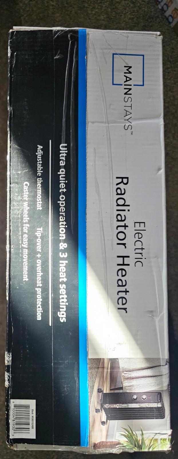 Mainstays Electric Heater NIB