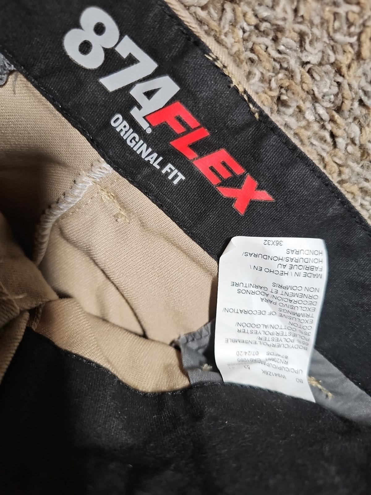 Dickies 874 Flex Original Fit 36x32 Work Khakis