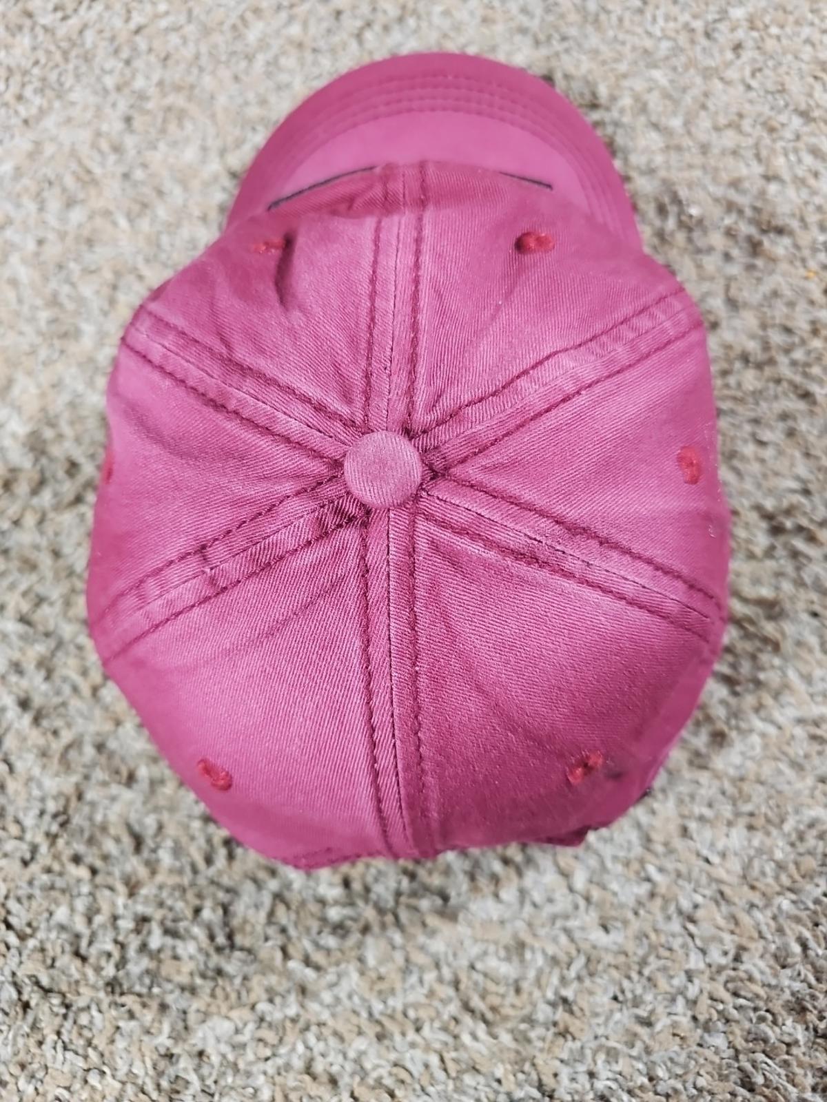Vortex Optics Dad Flag USA Burgandy Wine Mens Strapback Hat