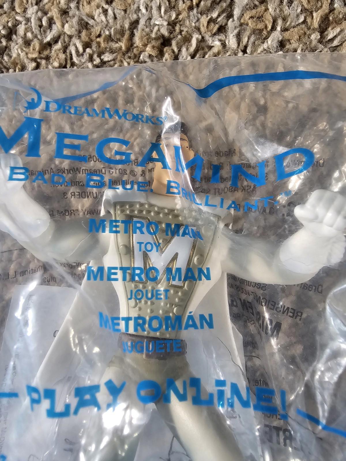 2010 Megamind McDonalds Happy Meal - Metro Man New In Package