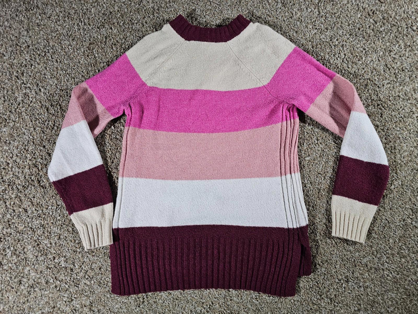 Time & Tru M 8-10 Striped Sweater