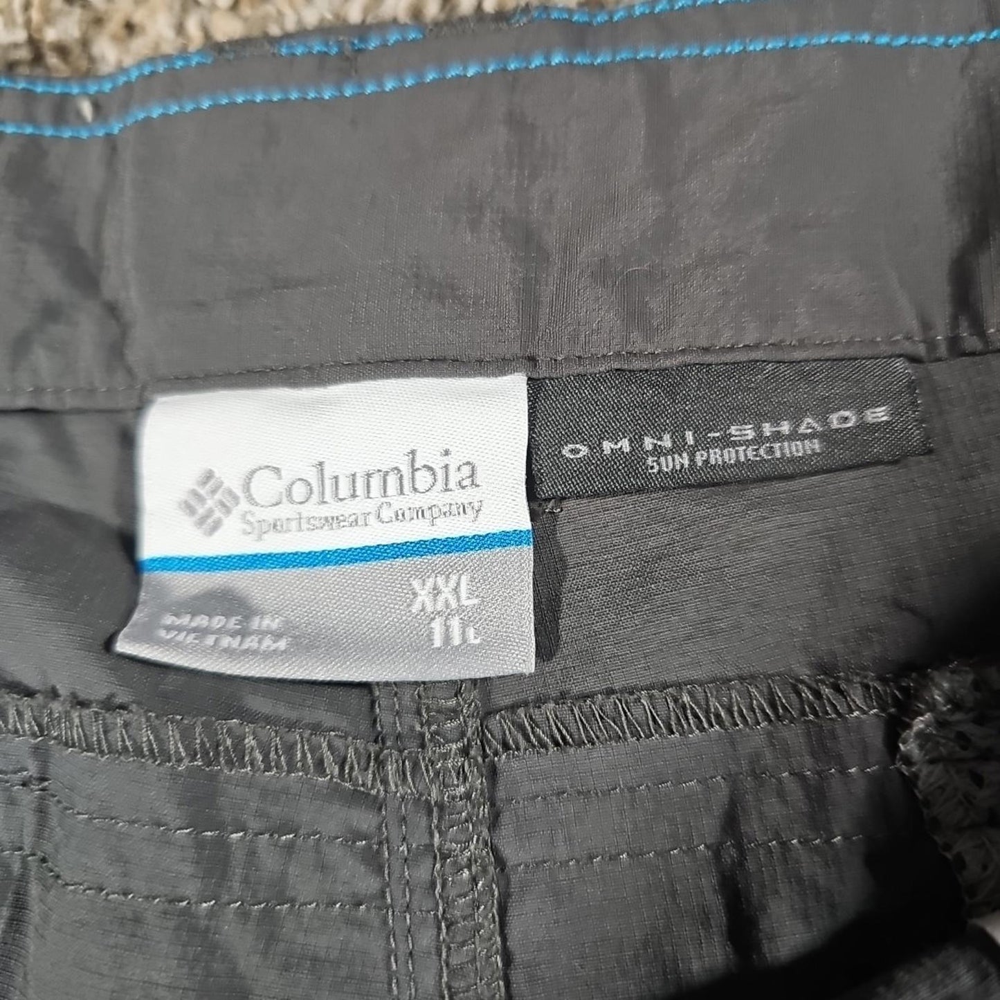 Columbia XXL Omnishade Gray Shorts
