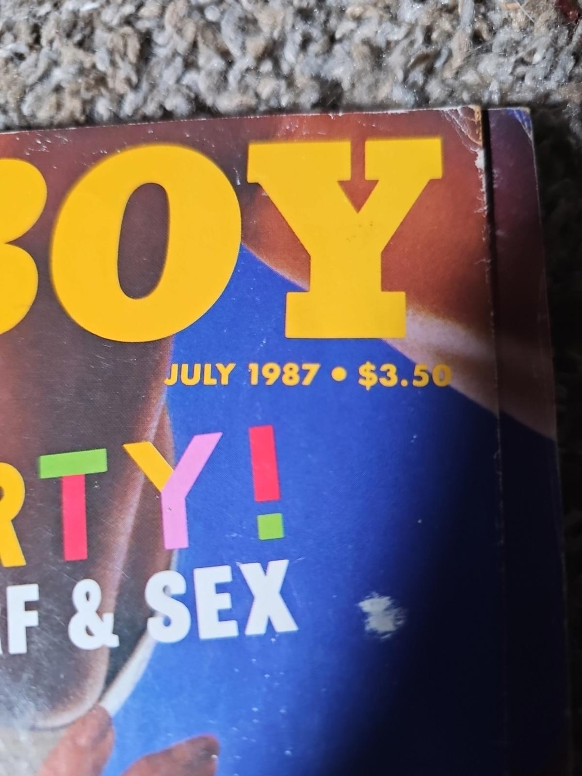 Playboy July 1987 - Carmen Berg, Sandy Greenberg, Ellen Stohl