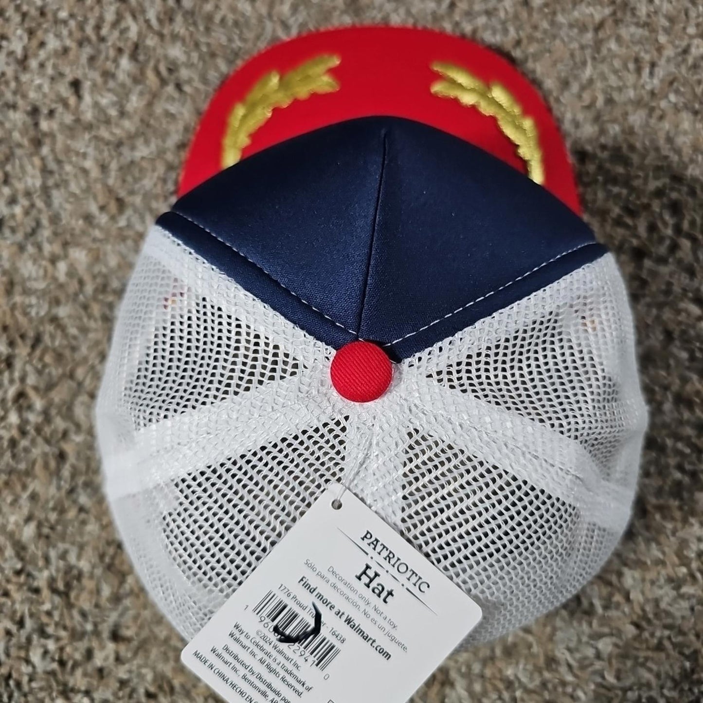 Patriotic 1776 4th Of July Hat Adult SnapBack Trucker Mesh