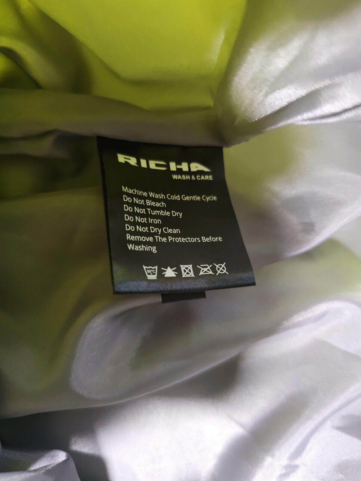 Richa Rain stretch jacket Hi Vis Riding Motorcycle 6XL NWT