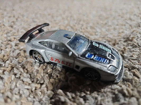 Hot Wheels Silver & Black Ferrari 575 GTC Loose Diecast 1:64