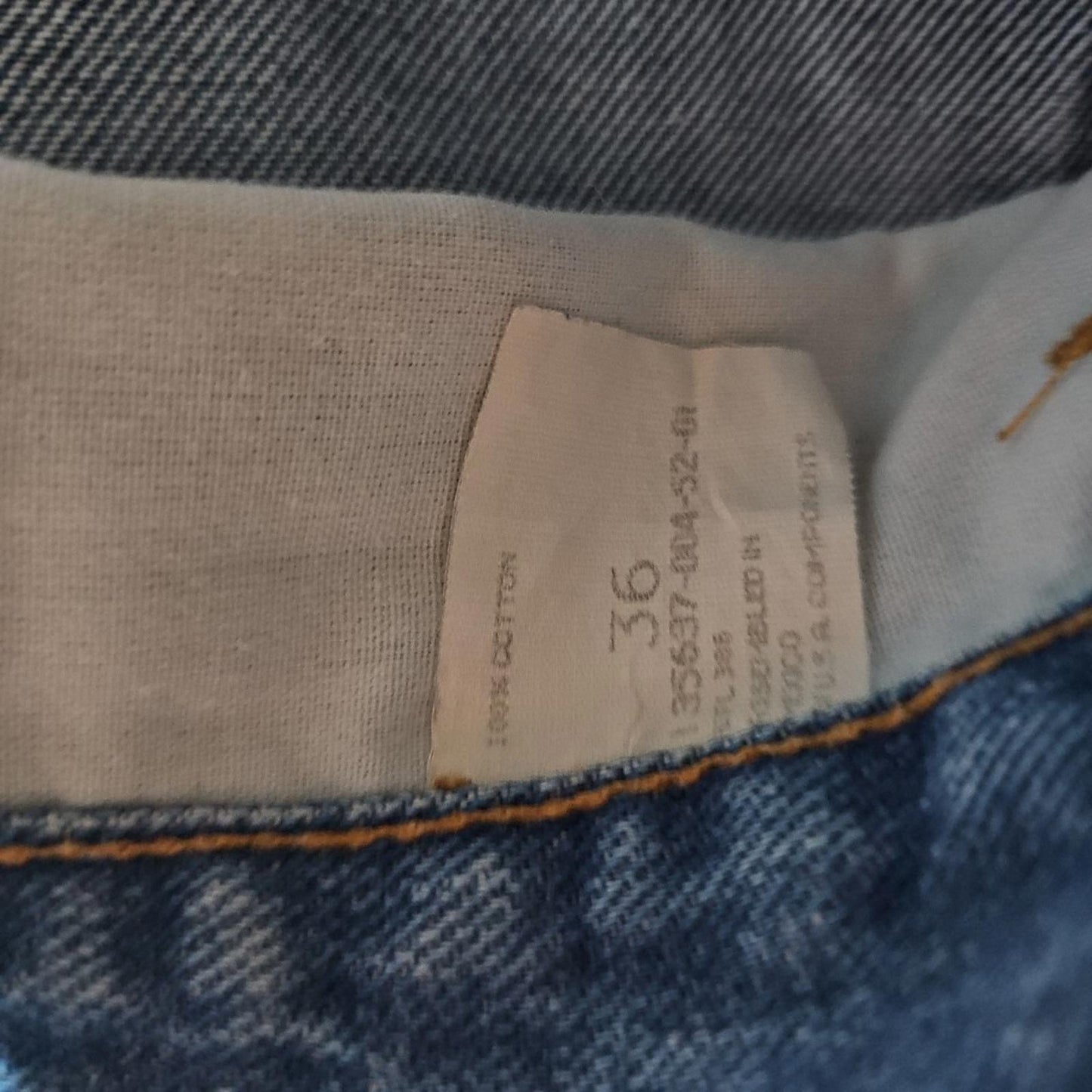 Mustang Sz 36 Blue Jeans Shorts Made In USA