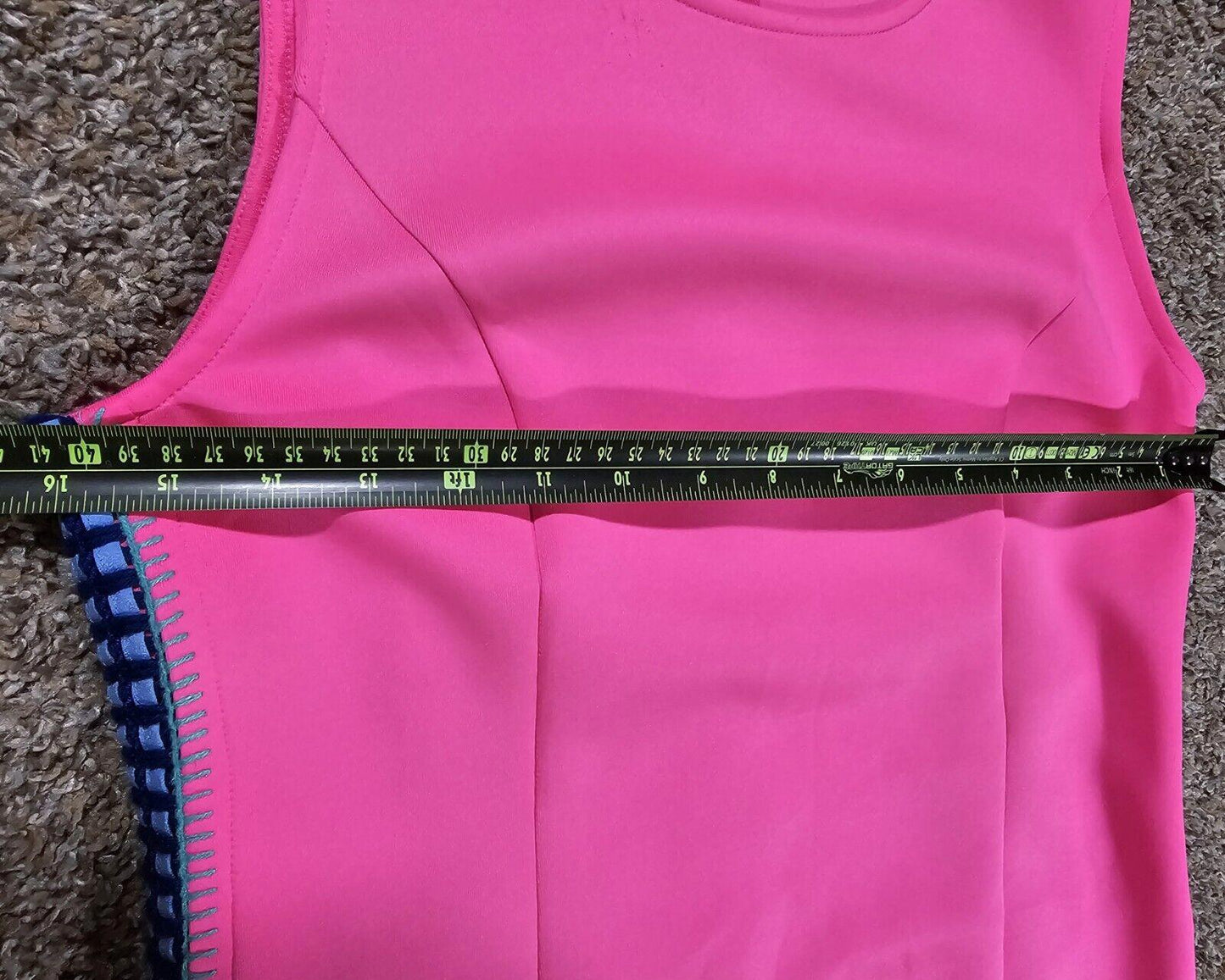 Lily Pulitzer 29528 S dress Embroidered Gogo Dancer 60s Vibe