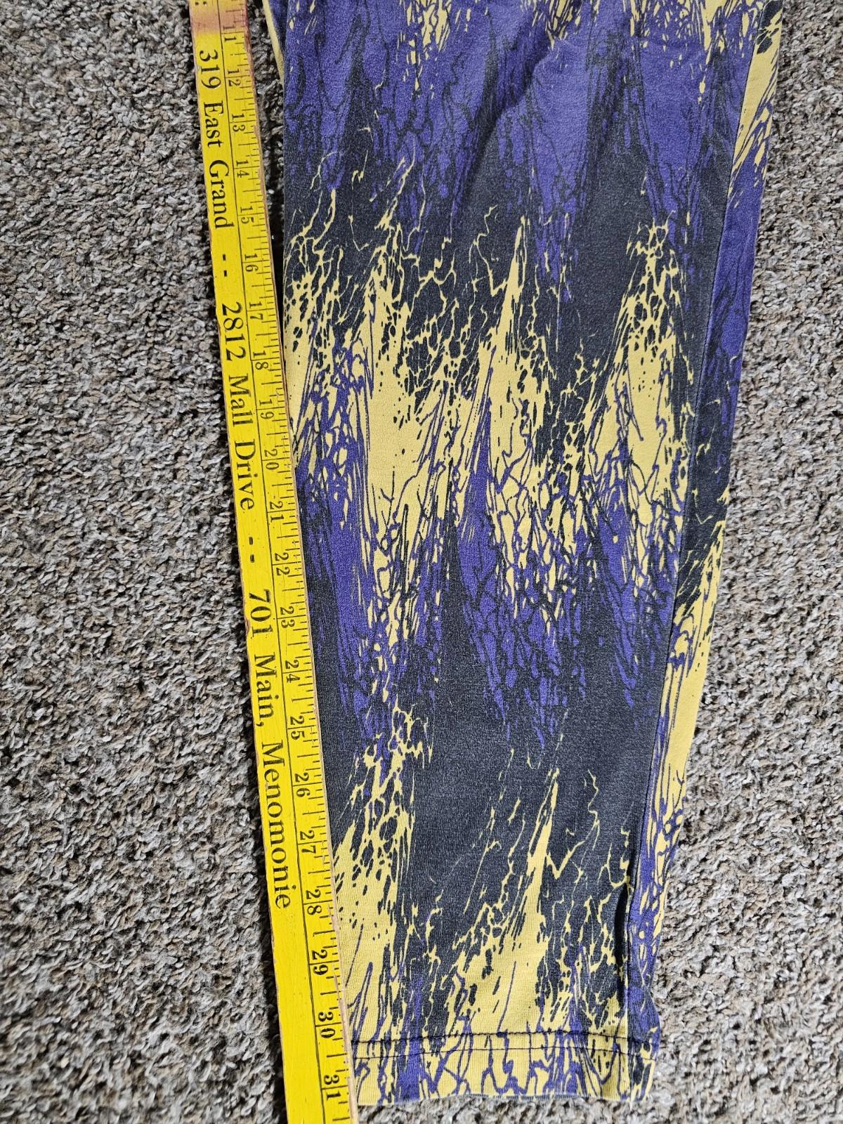 NIXZ Purple black yellow Lakers Colors lounge pants Large