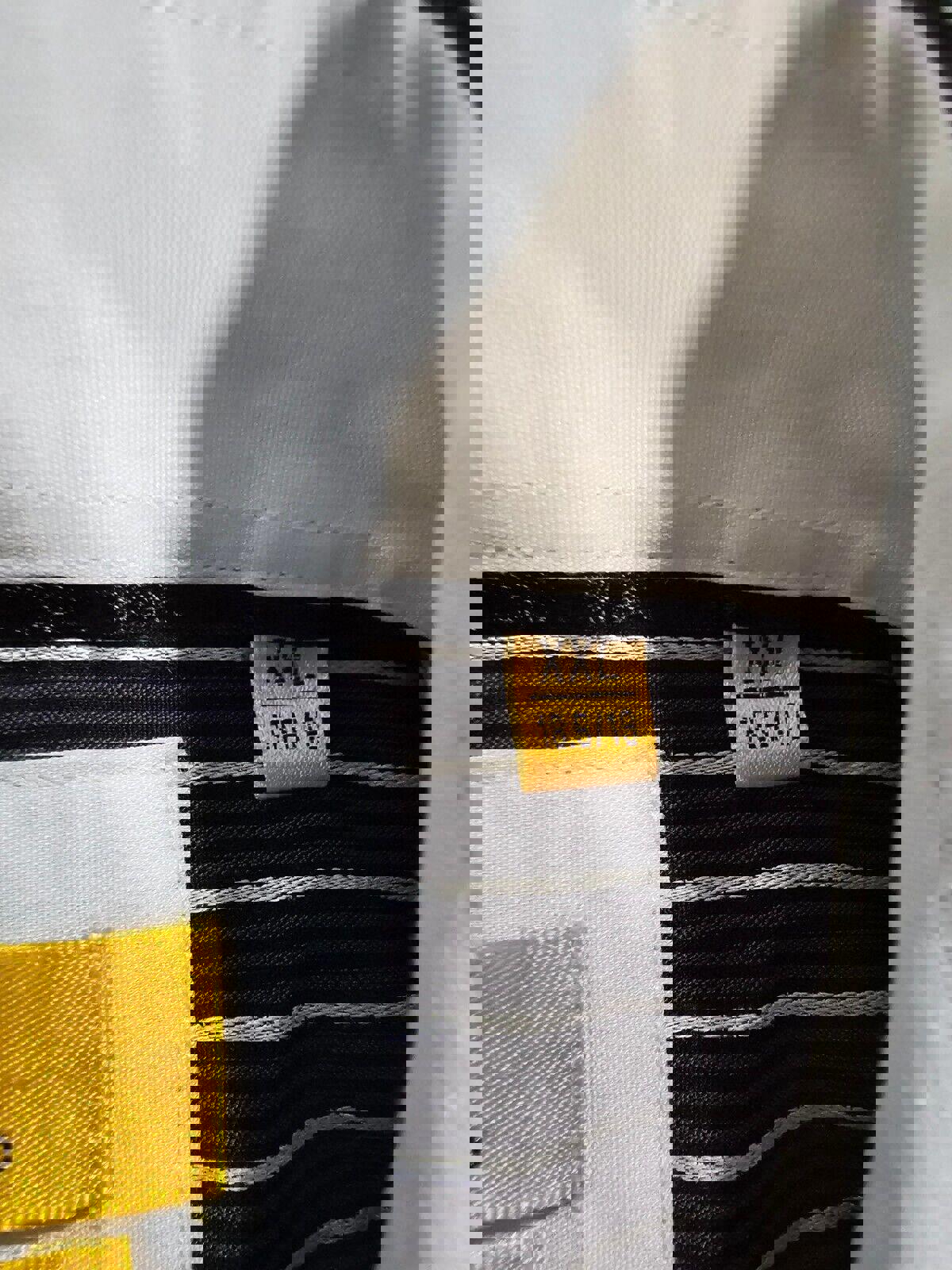 Brio Milano Contemporary 2XL 18.5/19 black stripe button-up