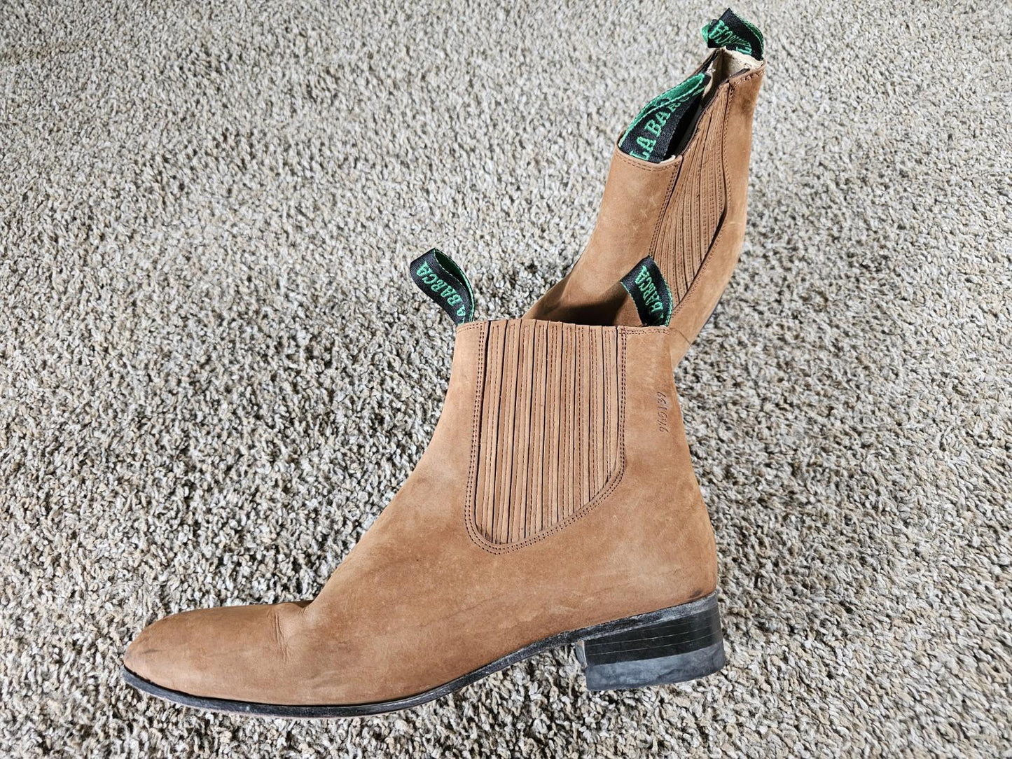 La Barca Boots leather women's 9 Brown western ankle coastal cowgirl