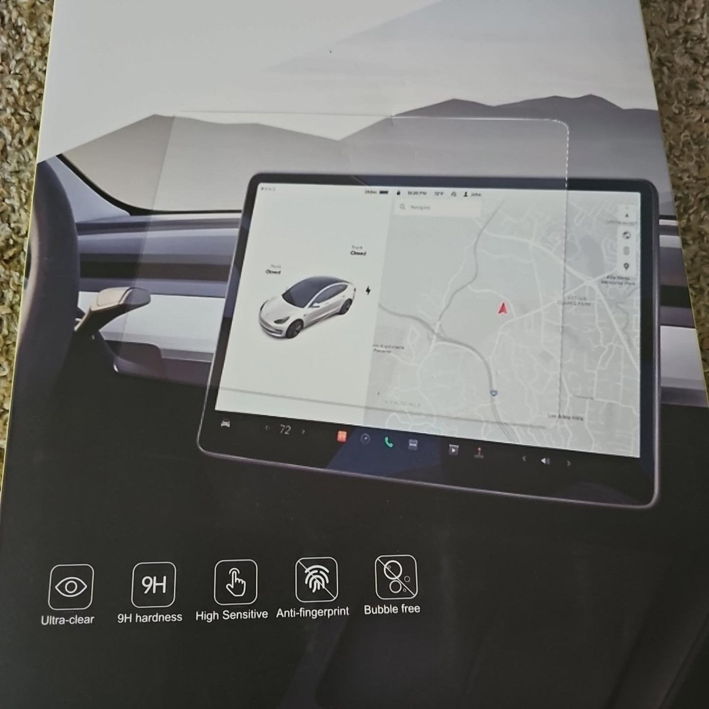 dumosong crystal clear teslashield Tesla Model 3Y NIB