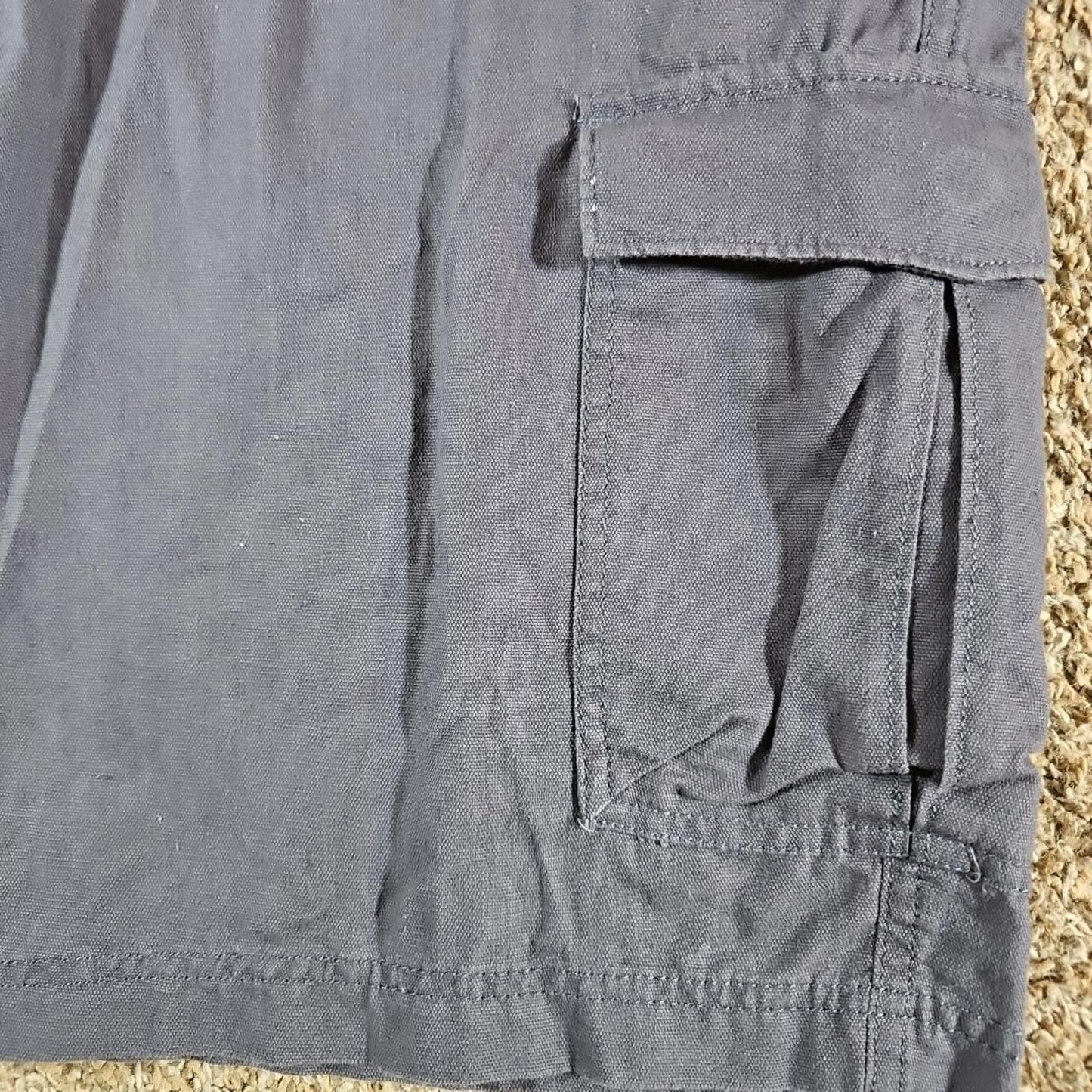 Marc Anthony Sz 40 Linen Blue Gray Shorts